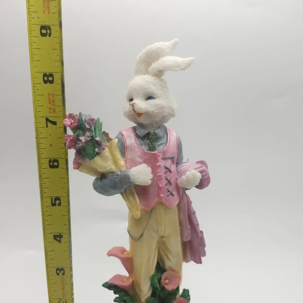 Simson Giftware Boy Rabbit w Lilies 9
